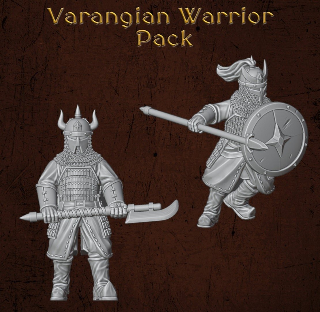 Varangian Warriors - Dark Lords Fallen Legions - Quartermaster 3D - Sigmarite Boutique