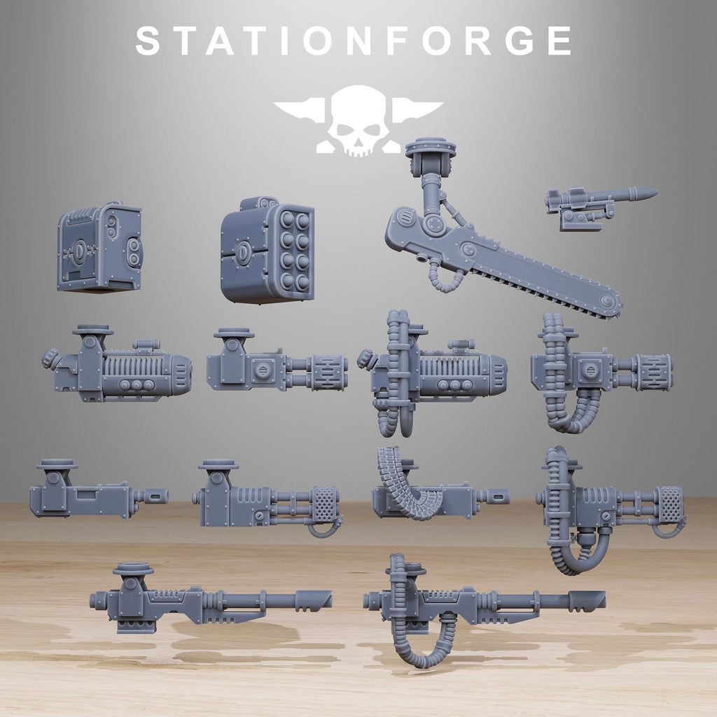 Vaskar Combat Walker - Sci-Fi Walker or Mech for 28-32mm Sci Fi Wargaming & RPGs - StationForge - Sigmarite Boutique