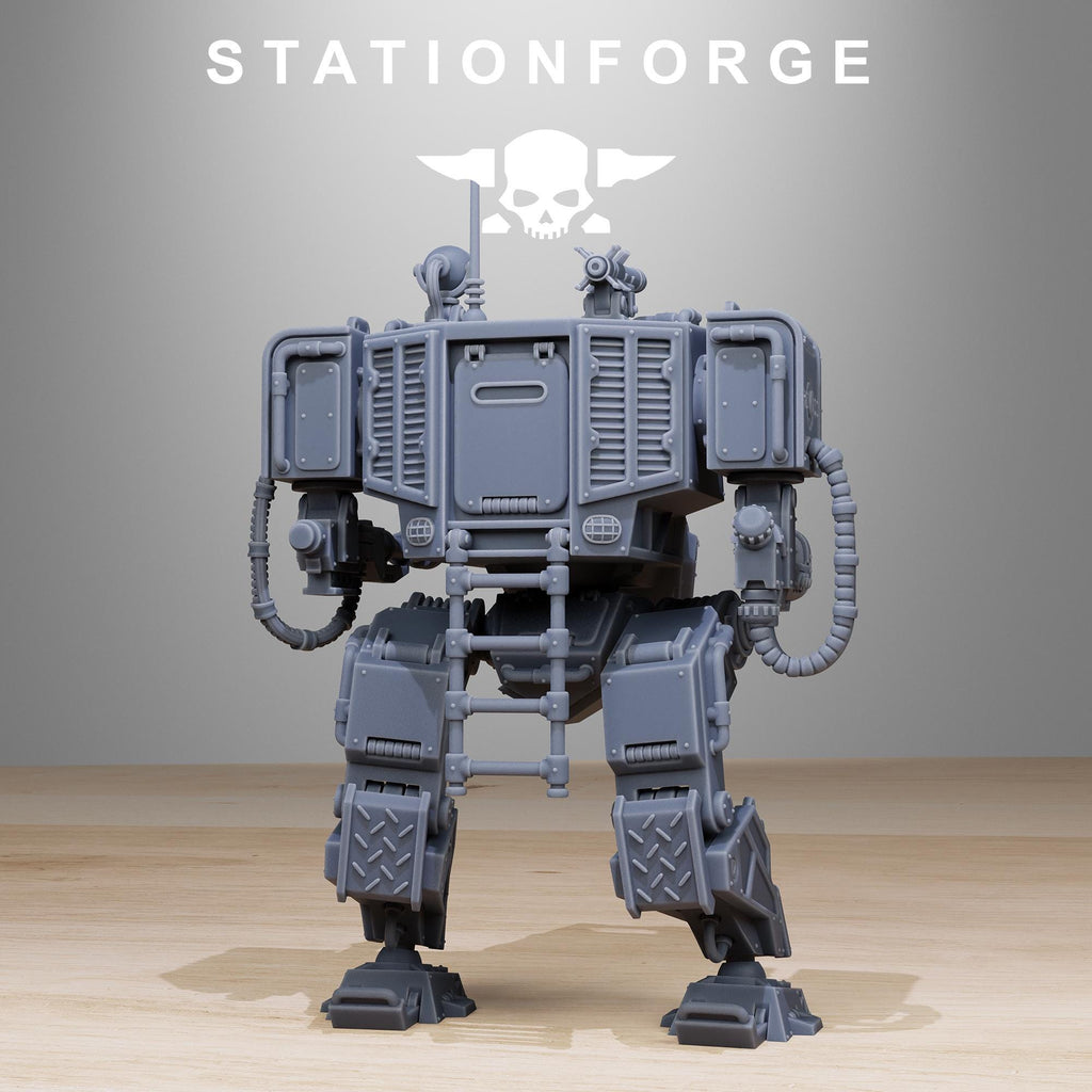 Vaskar Combat Walker - Sci-Fi Walker or Mech for 28-32mm Sci Fi Wargaming & RPGs - StationForge - Sigmarite Boutique
