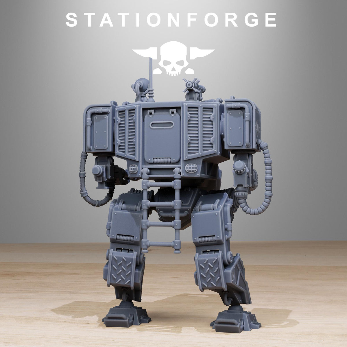 Vaskar Combat Walker - Sci-Fi Walker or Mech for 28-32mm Sci Fi Wargaming & RPGs - StationForge - Sigmarite Boutique