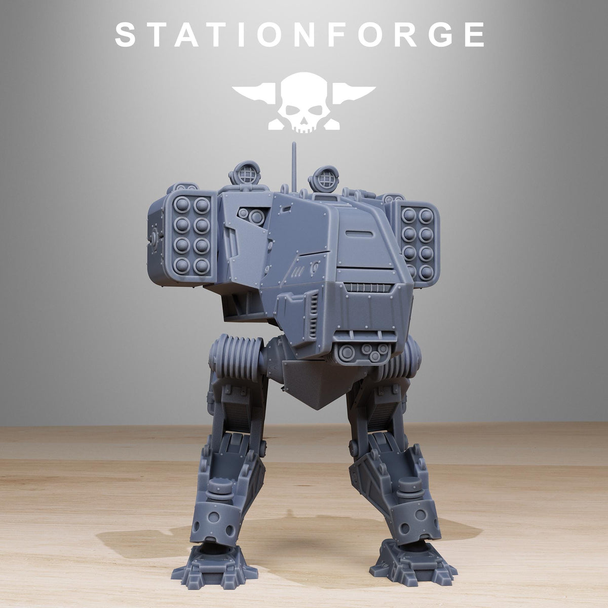 Vaskar Combat Walker - Sci-Fi Walker or Mech for 28-32mm Sci Fi Wargaming & RPGs - StationForge - Sigmarite Boutique