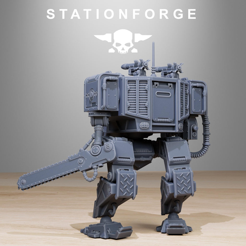 Vaskar Combat Walker - Sci-Fi Walker or Mech for 28-32mm Sci Fi Wargaming & RPGs - StationForge - Sigmarite Boutique