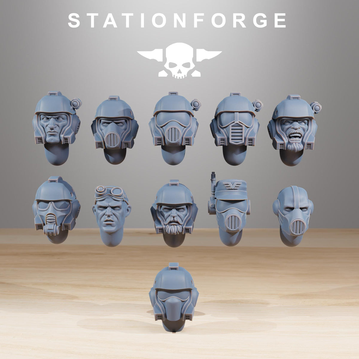 Vaskar Commandos - Elite Sci-Fi Infantry Resin Miniatures for Sci Fi Wargaming, RPGs & Tabletop Gaming - StationForge - Sigmarite Boutique