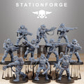 Vaskar Commandos - Elite Sci-Fi Infantry Resin Miniatures for Sci Fi Wargaming, RPGs & Tabletop Gaming - StationForge - Sigmarite Boutique