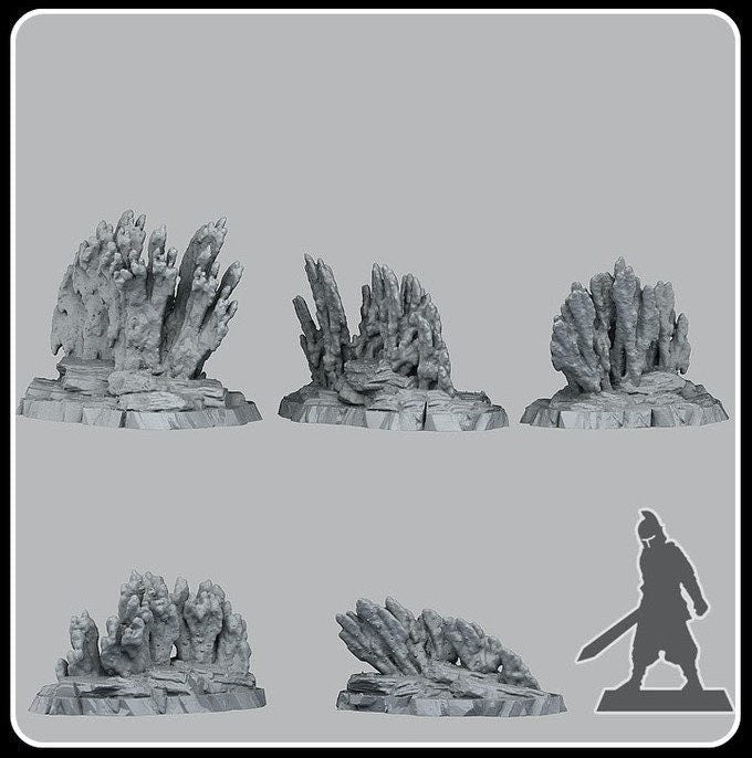 Venusian Coral - Fantastic Plants and Rocks - Print Your Monsters - Sigmarite Boutique