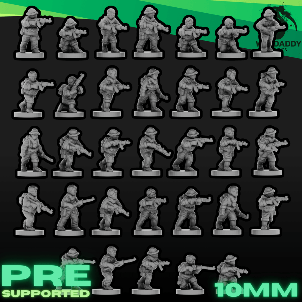 Vietnam War Epic Scale Viet Cong Army Bundle - 3D Printed Miniatures - Wardaddy Studios - Sigmarite Boutique