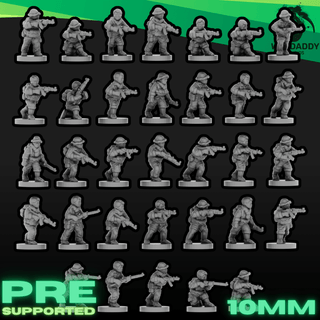 Vietnam War Epic Scale Viet Cong Army Bundle - 3D Printed Miniatures - Wardaddy Studios - Sigmarite Boutique