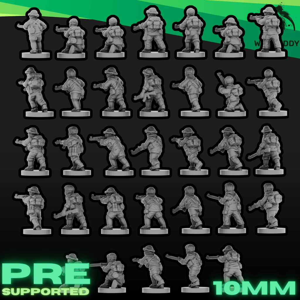 Vietnam War Epic Scale Viet Cong Army Bundle - 3D Printed Miniatures - Wardaddy Studios - Sigmarite Boutique