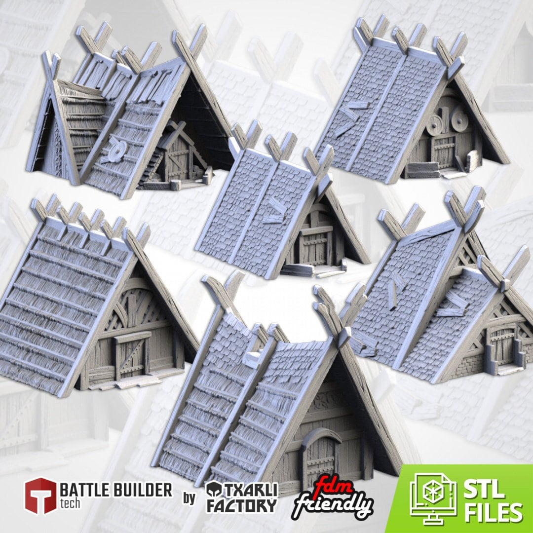 Viking Houses - Txarli Factory - Sigmarite Boutique