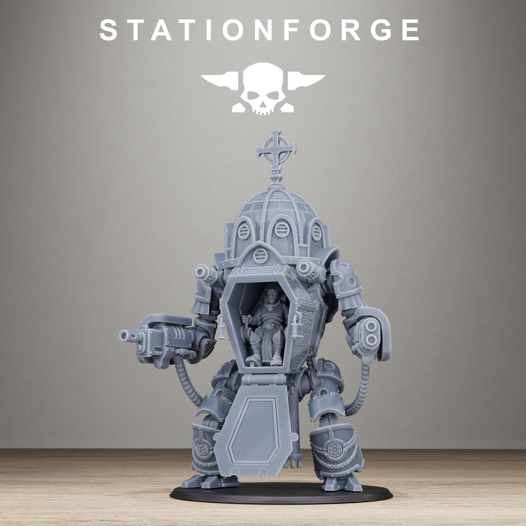 Vodalite Reliquary Walker - Sci-Fi Resin Shrine Walker Miniature - StationForge - Sigmarite Boutique