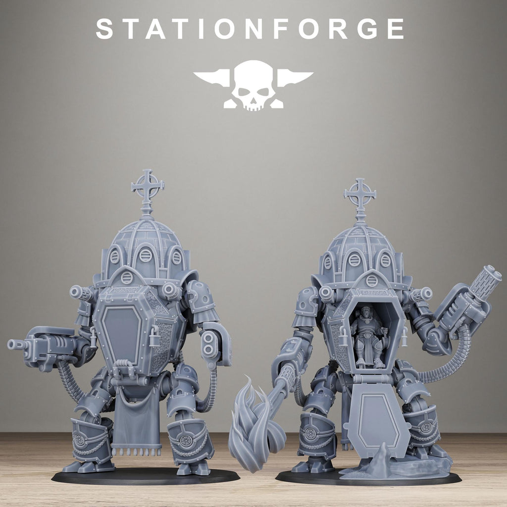 Vodalite Reliquary Walker - Sci-Fi Resin Shrine Walker Miniature - StationForge - Sigmarite Boutique
