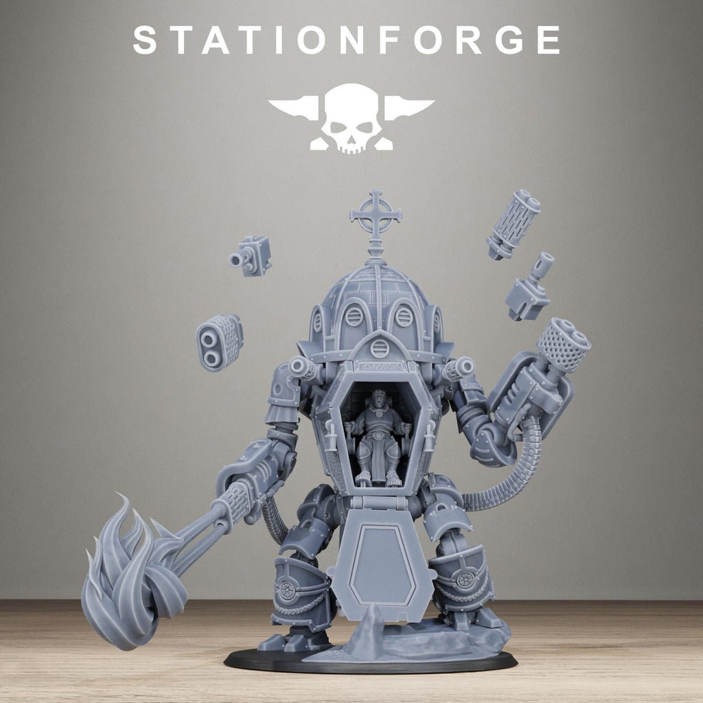 Vodalite Reliquary Walker - Sci-Fi Resin Shrine Walker Miniature - StationForge - Sigmarite Boutique