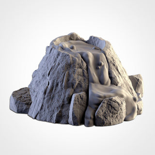 Volcanoes - Scifi Terrain - 3D Printed PLA Plastic - Sigmarite Boutique