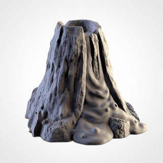 Volcanoes - Scifi Terrain - 3D Printed PLA Plastic - Sigmarite Boutique