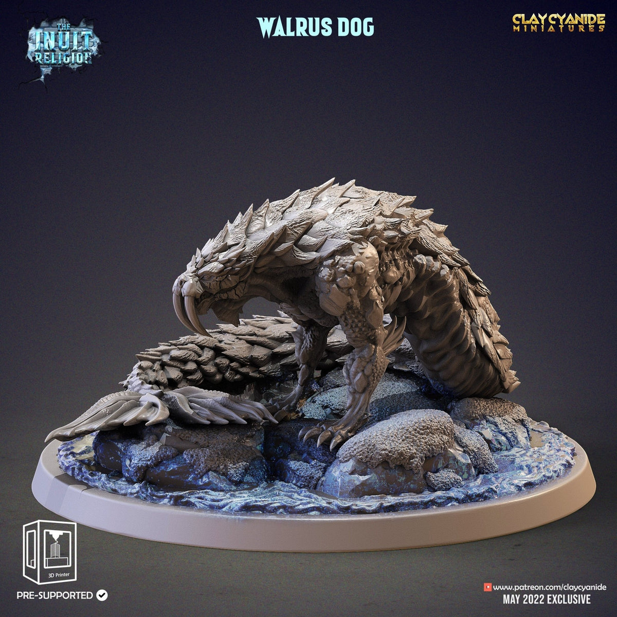 Walrus Dog - Inuit Religion - Clay Cyanide - Sigmarite Boutique