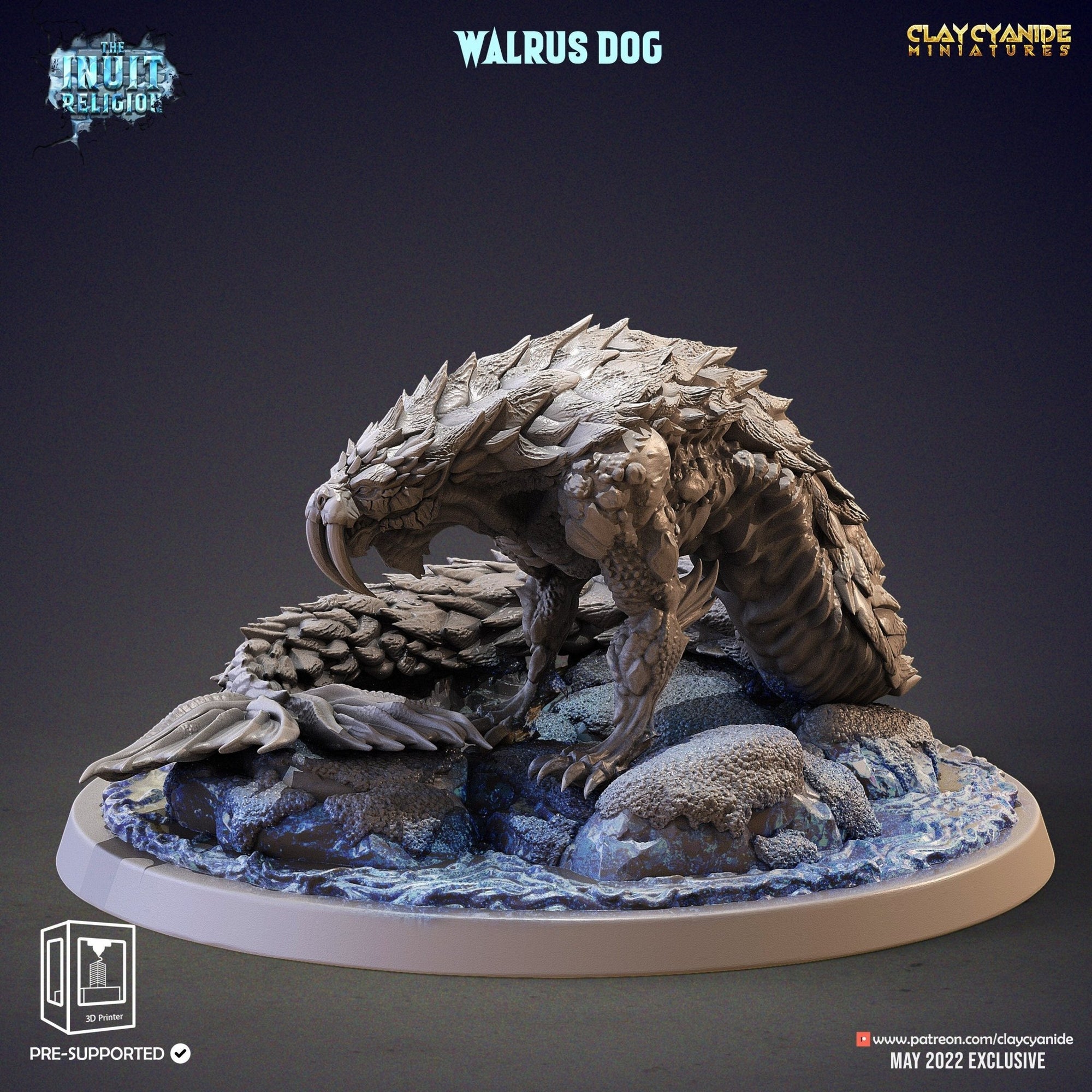 Walrus Dog - Inuit Religion - Clay Cyanide - Sigmarite Boutique