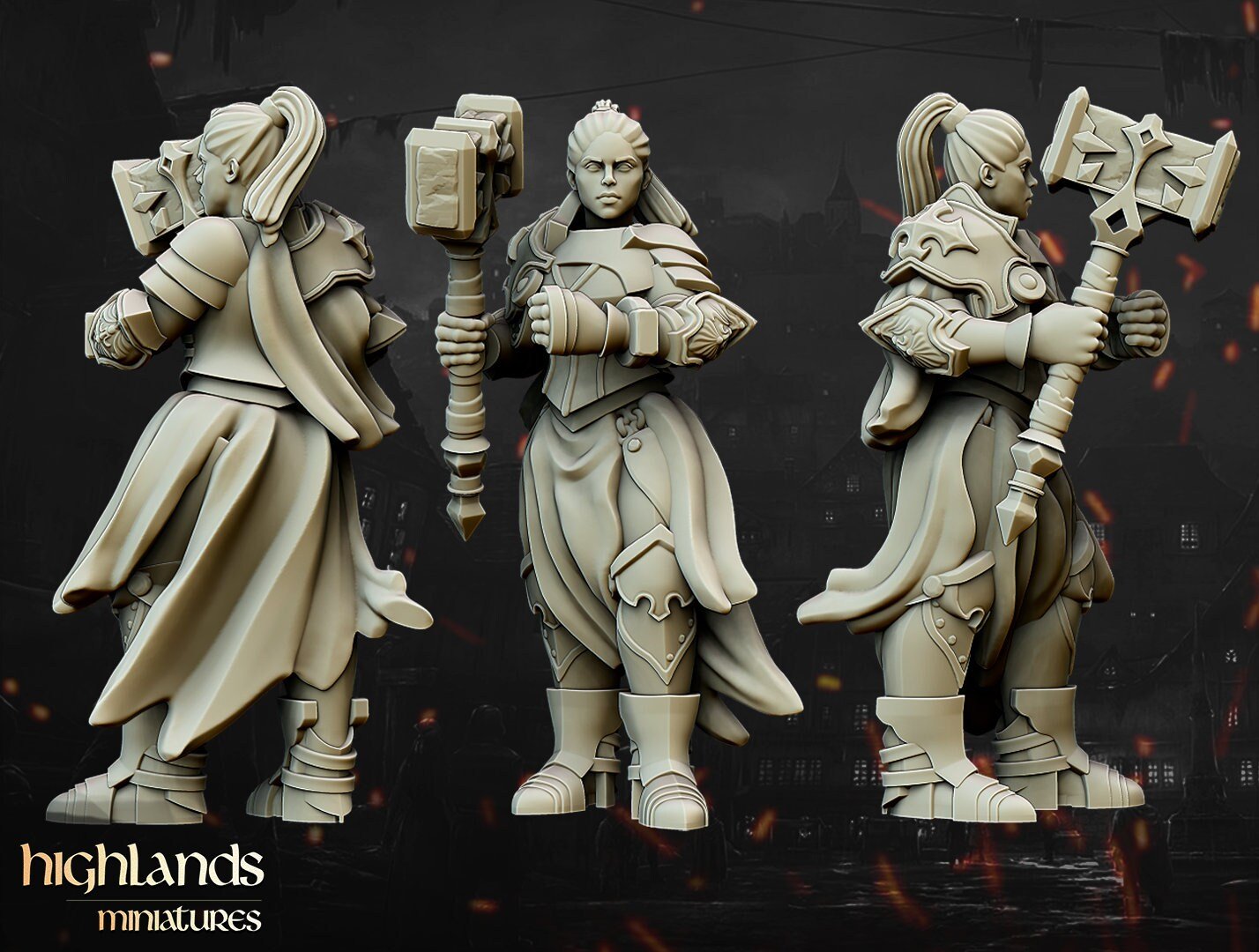 Warriors of the Lady - Highlands Miniatures - Sigmarite Boutique