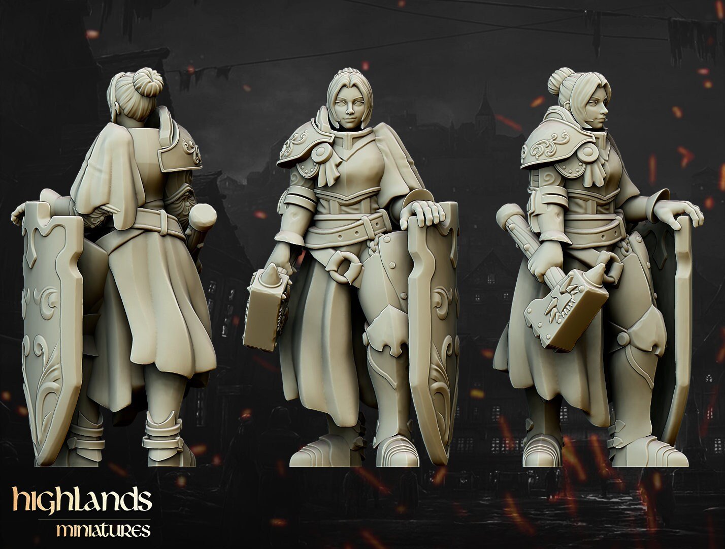 Warriors of the Lady - Highlands Miniatures - Sigmarite Boutique