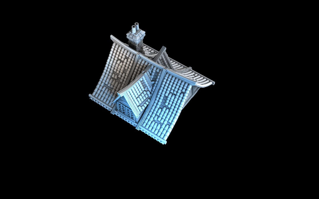 Watermill House - Multi-Level 28mm Fantasy Terrain with Playable Interior - Sigmarite Boutique