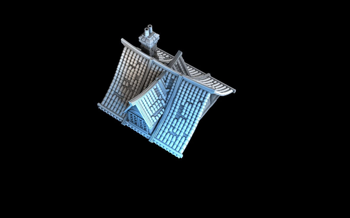 Watermill House - Multi-Level 28mm Fantasy Terrain with Playable Interior - Sigmarite Boutique