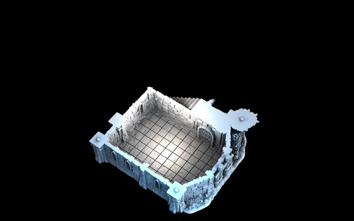 Watermill House - Multi-Level 28mm Fantasy Terrain with Playable Interior - Sigmarite Boutique