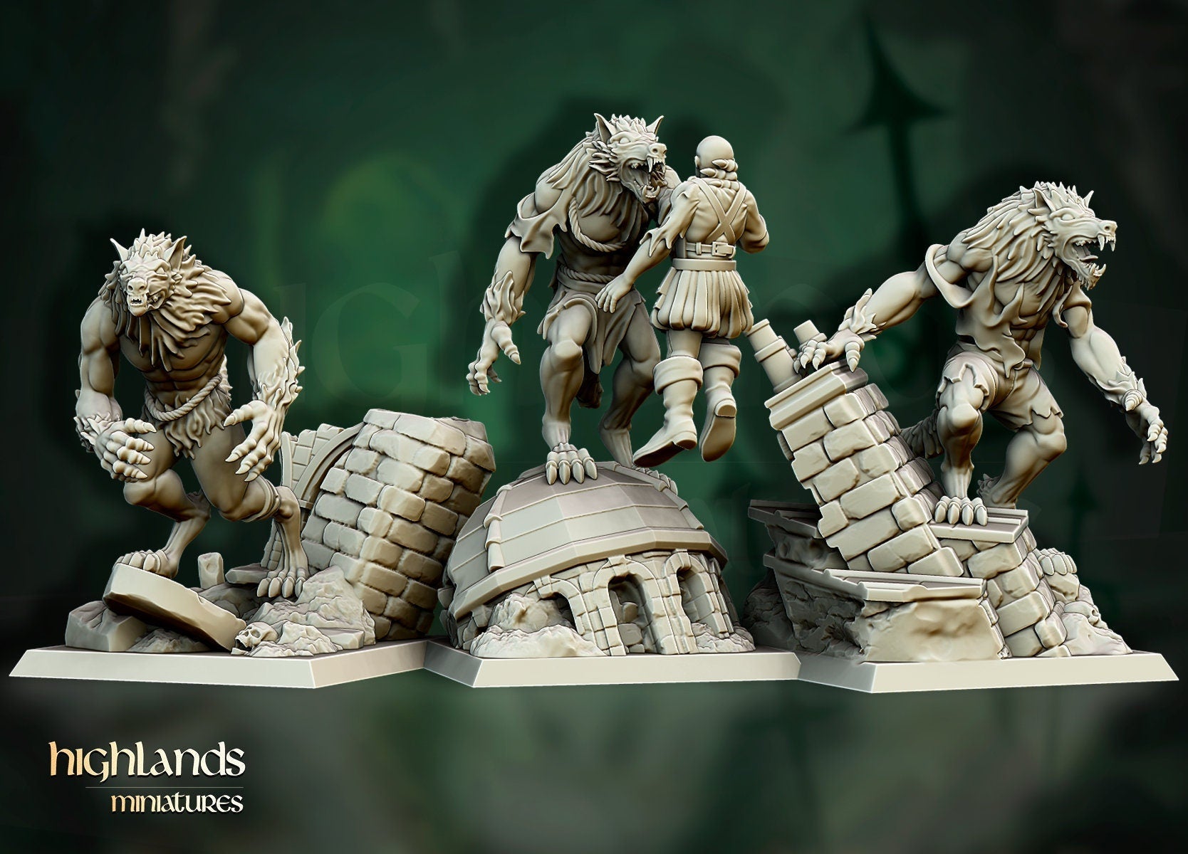 Werewolves - Highlands Miniatures - Sigmarite Boutique