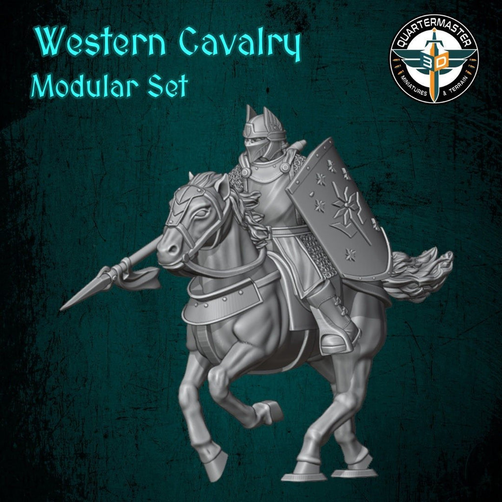 Western Cavalry - Elves and Men - Quartermaster 3D - Sigmarite Boutique
