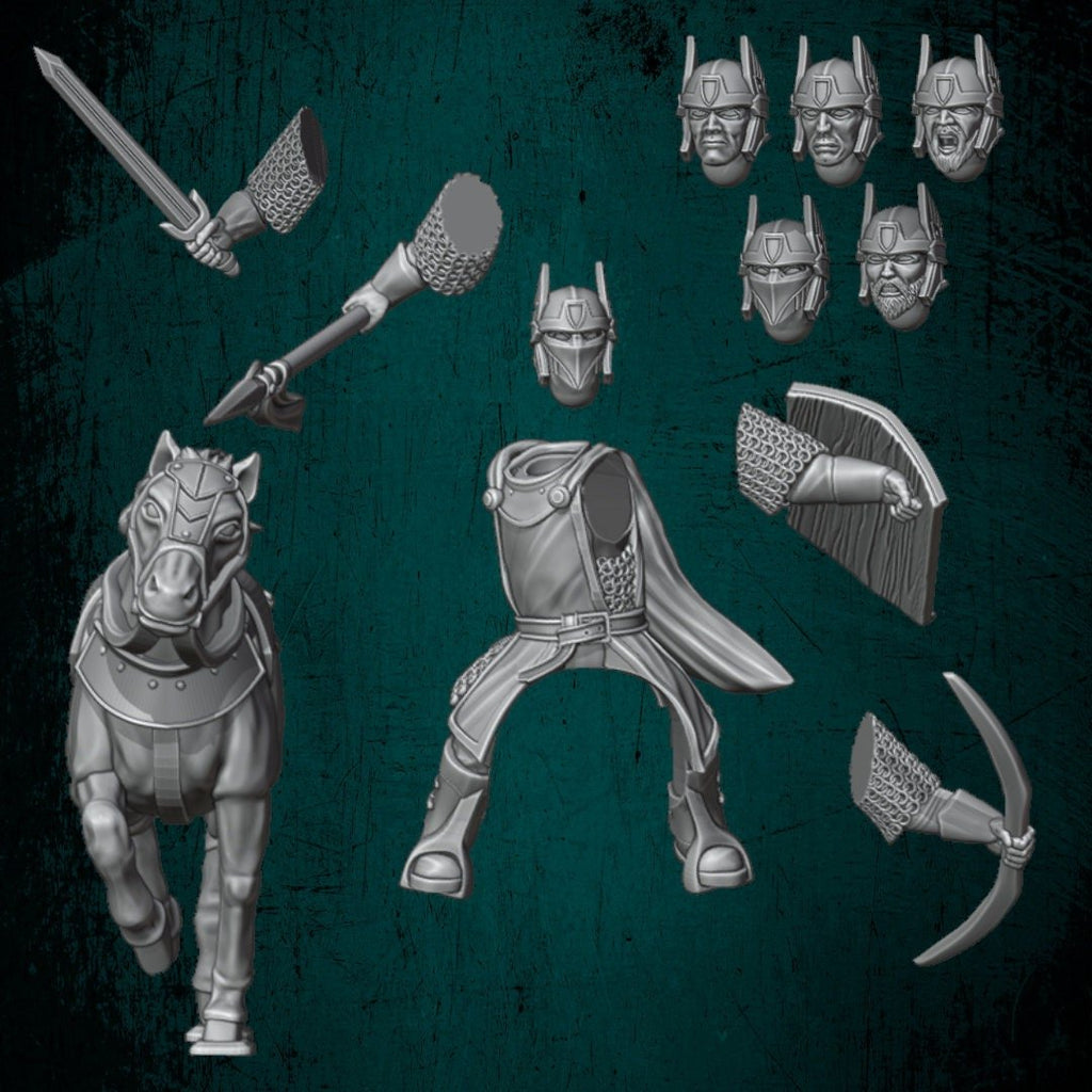Western Cavalry - Elves and Men - Quartermaster 3D - Sigmarite Boutique