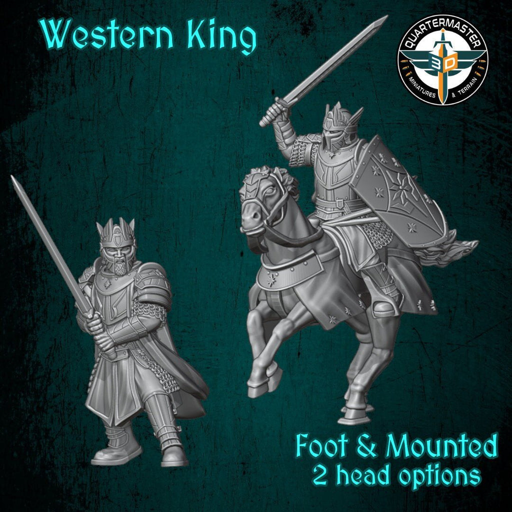 Western King - Elves and Men - Quartermaster 3D - Sigmarite Boutique