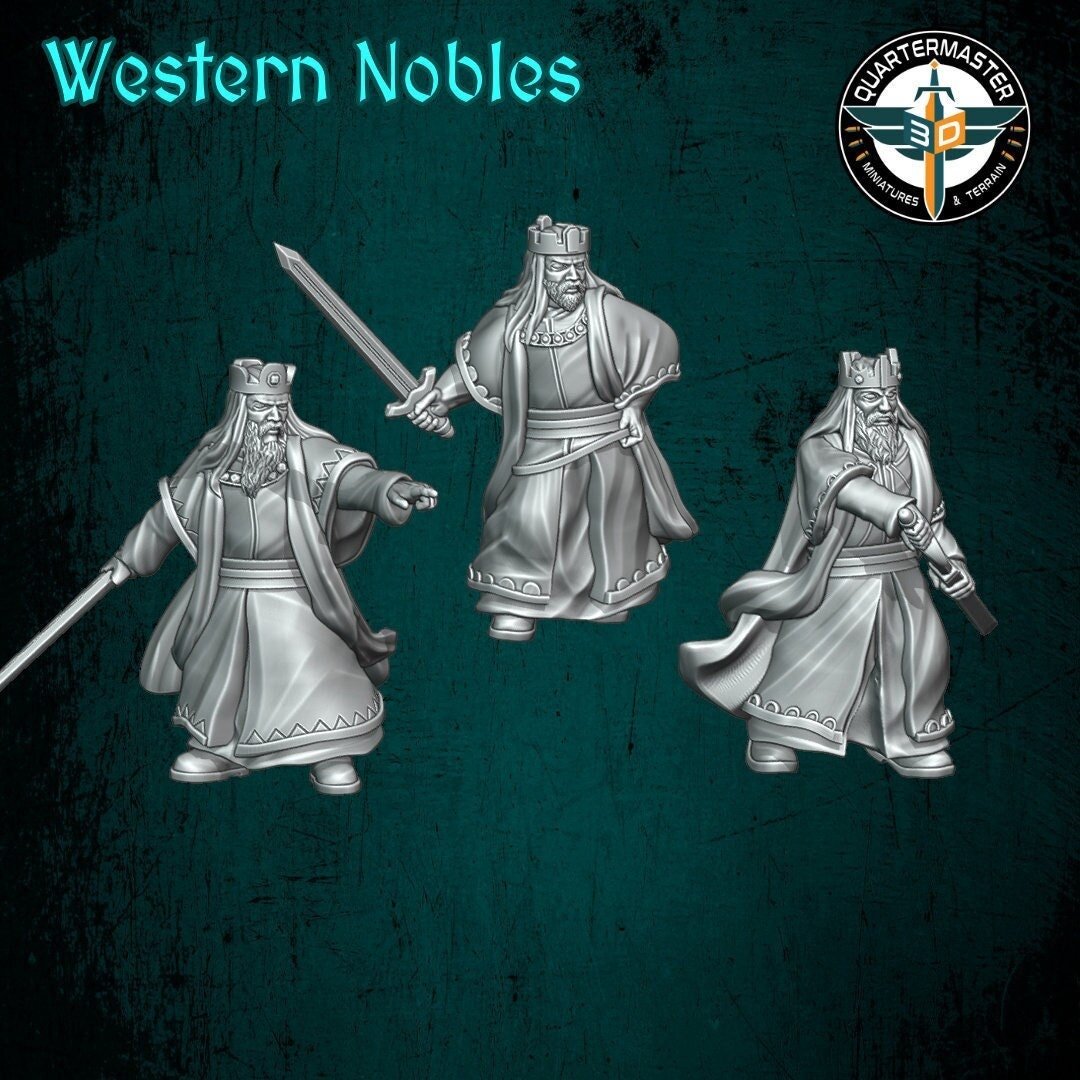 Western Nobles - Elves and Men - Quartermaster 3D - Sigmarite Boutique