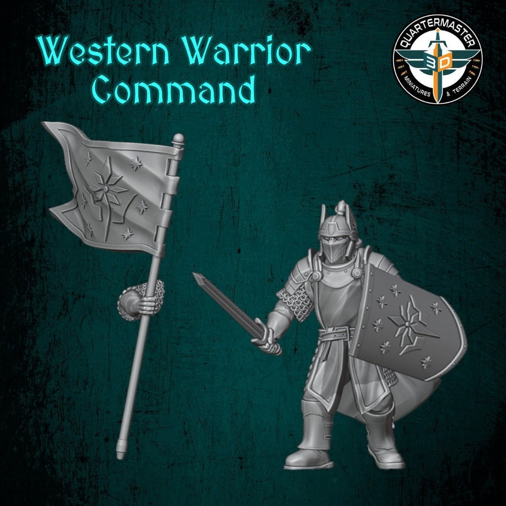 Western Warriors Command - Elves and Men - Quartermaster 3D - Sigmarite Boutique