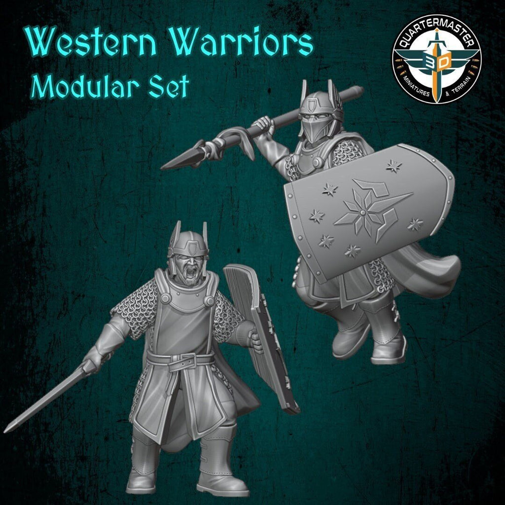 Western Warriors - Elves and Men - Quartermaster 3D - Sigmarite Boutique