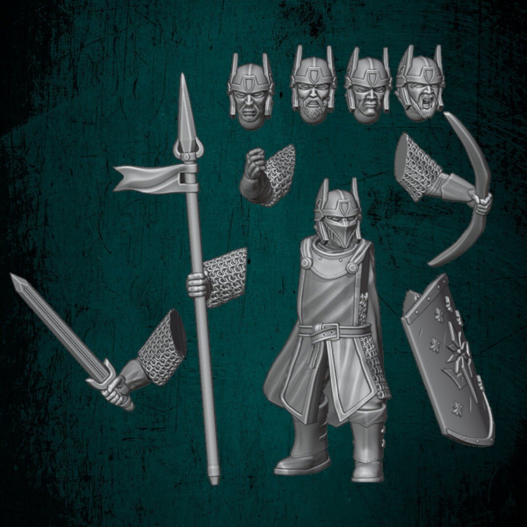 Western Warriors - Elves and Men - Quartermaster 3D - Sigmarite Boutique