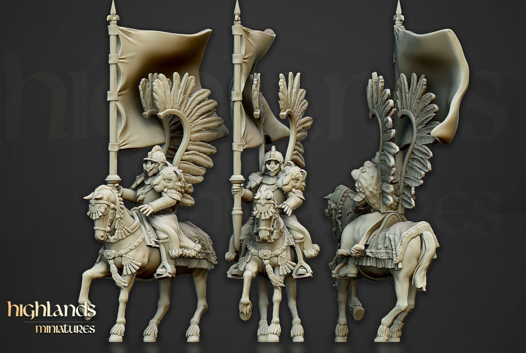 Winged Hussars of Volhynia Command - Highlands Miniatures - Sigmarite Boutique