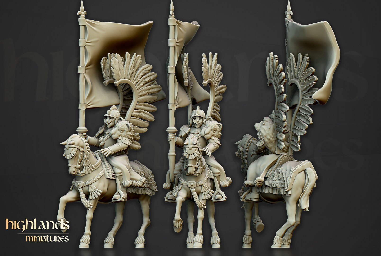 Winged Hussars of Volhynia Command - Highlands Miniatures - Sigmarite Boutique