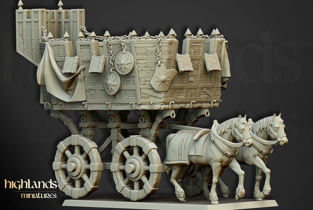 Wittemberg War Wagon - Highlands Miniatures - Sigmarite Boutique