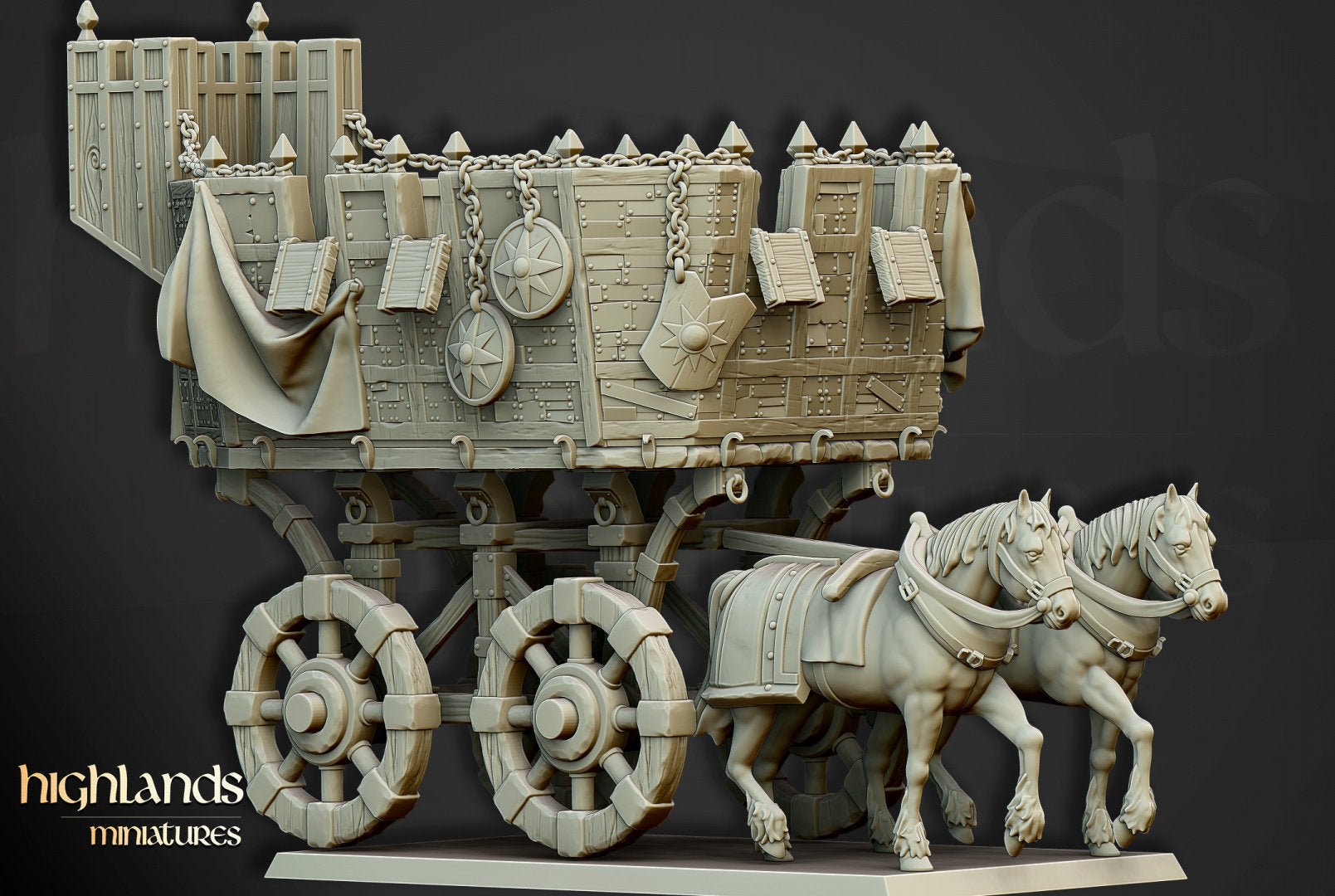 Wittemberg War Wagon - Highlands Miniatures - Sigmarite Boutique