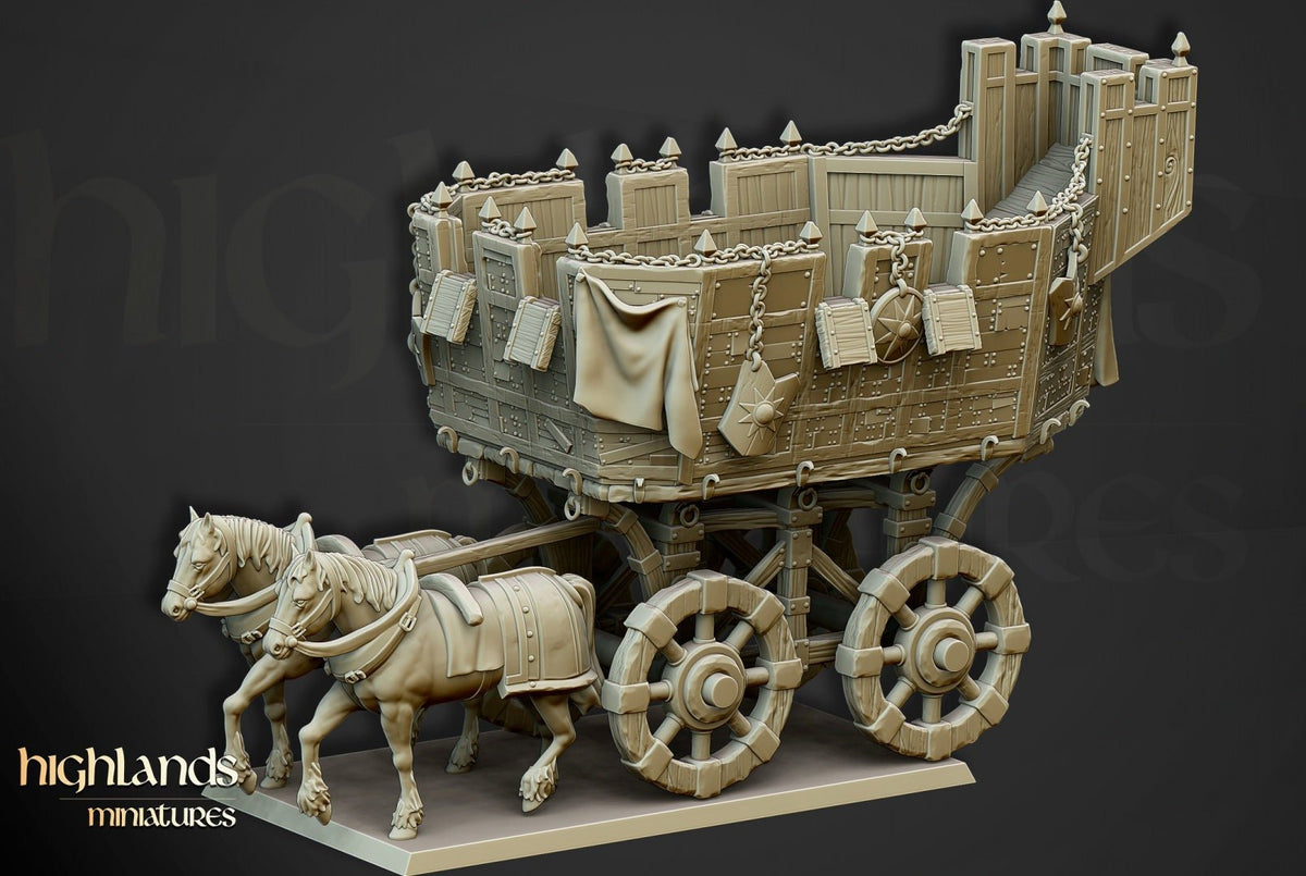 Wittemberg War Wagon - Highlands Miniatures - Sigmarite Boutique