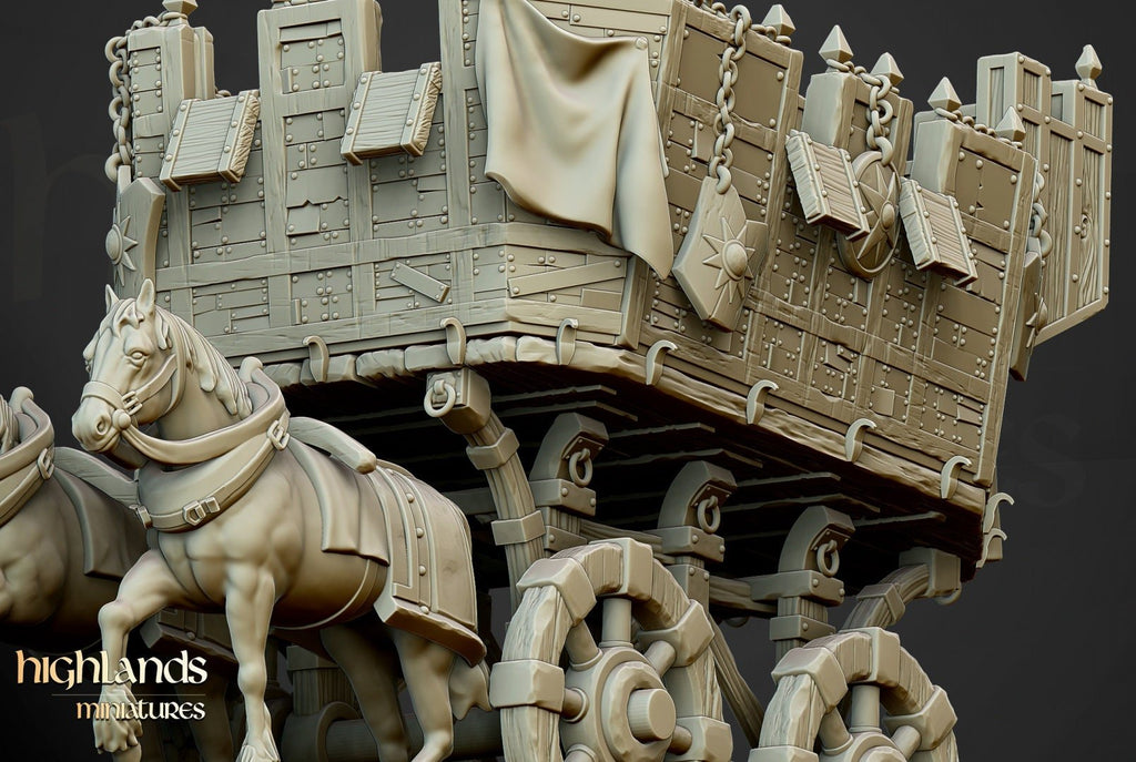 Wittemberg War Wagon - Highlands Miniatures - Sigmarite Boutique