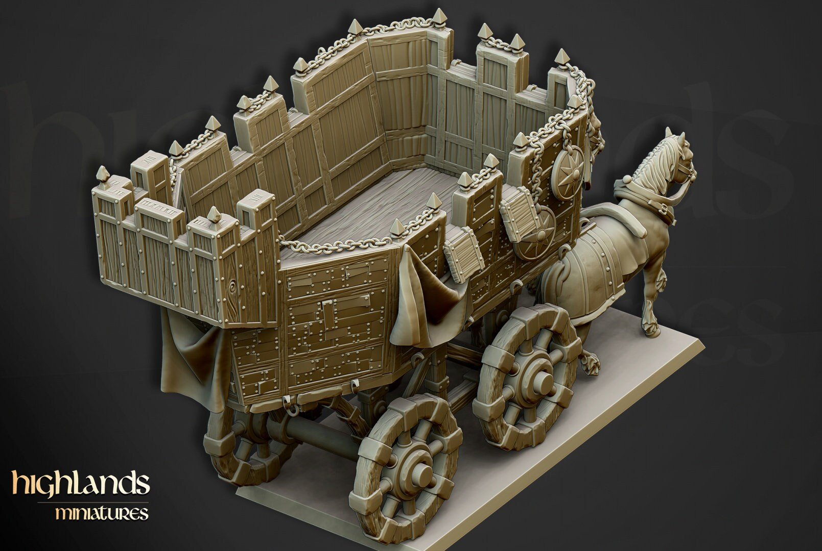 Wittemberg War Wagon - Highlands Miniatures - Sigmarite Boutique