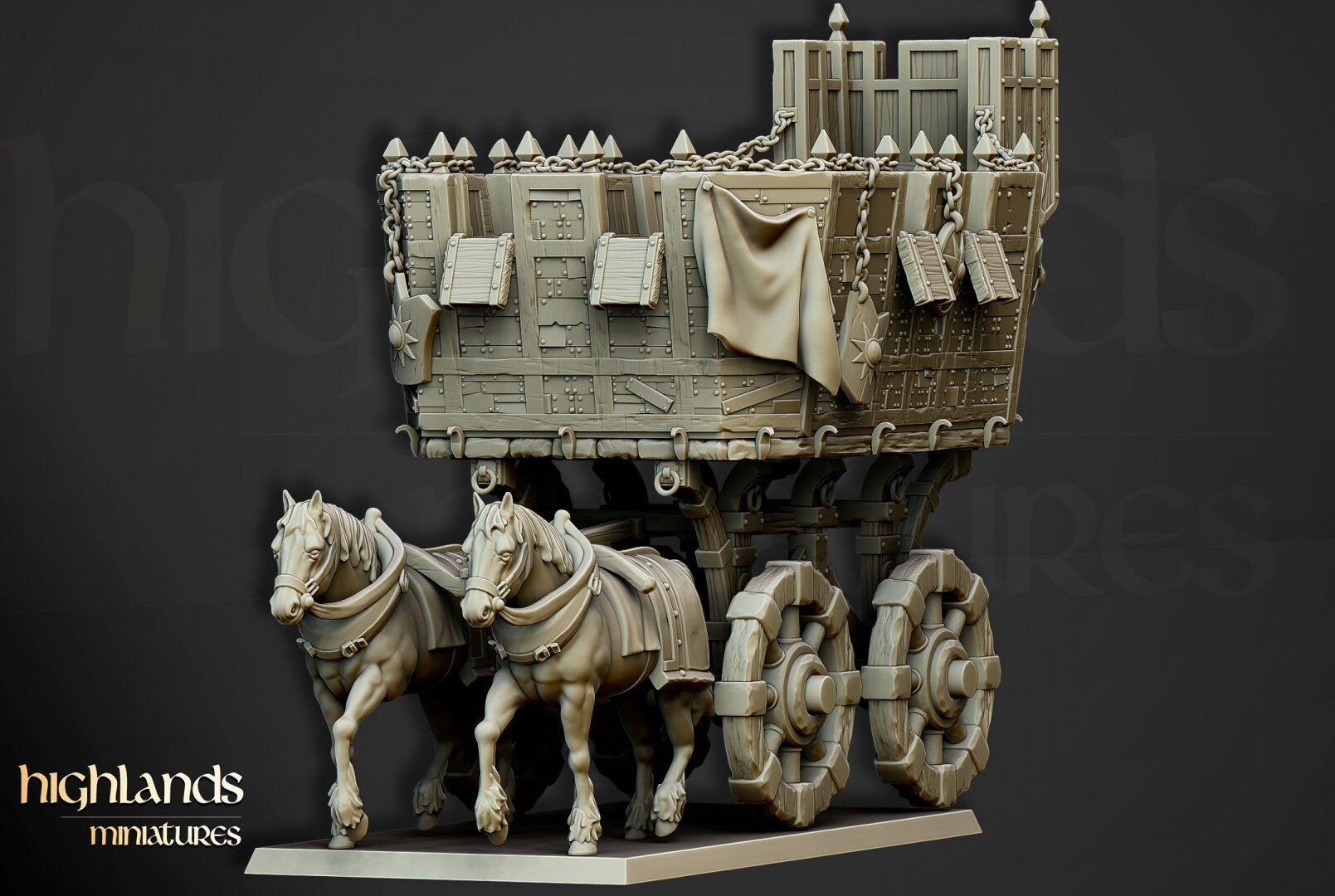 Wittemberg War Wagon - Highlands Miniatures - Sigmarite Boutique