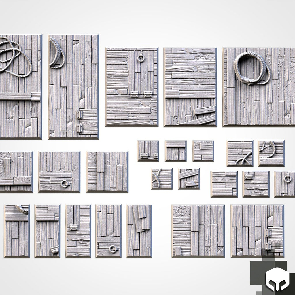 Wooden Plank Bases - Txarli Factory - Sigmarite Boutique