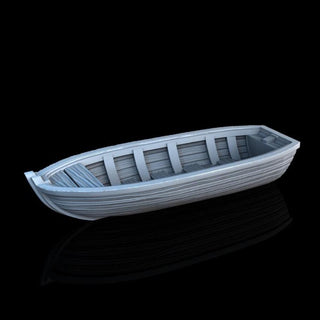 Wooden Rowboat - 28mm Fantasy Scatter Terrain for Wargaming and RPGs - Sigmarite Boutique