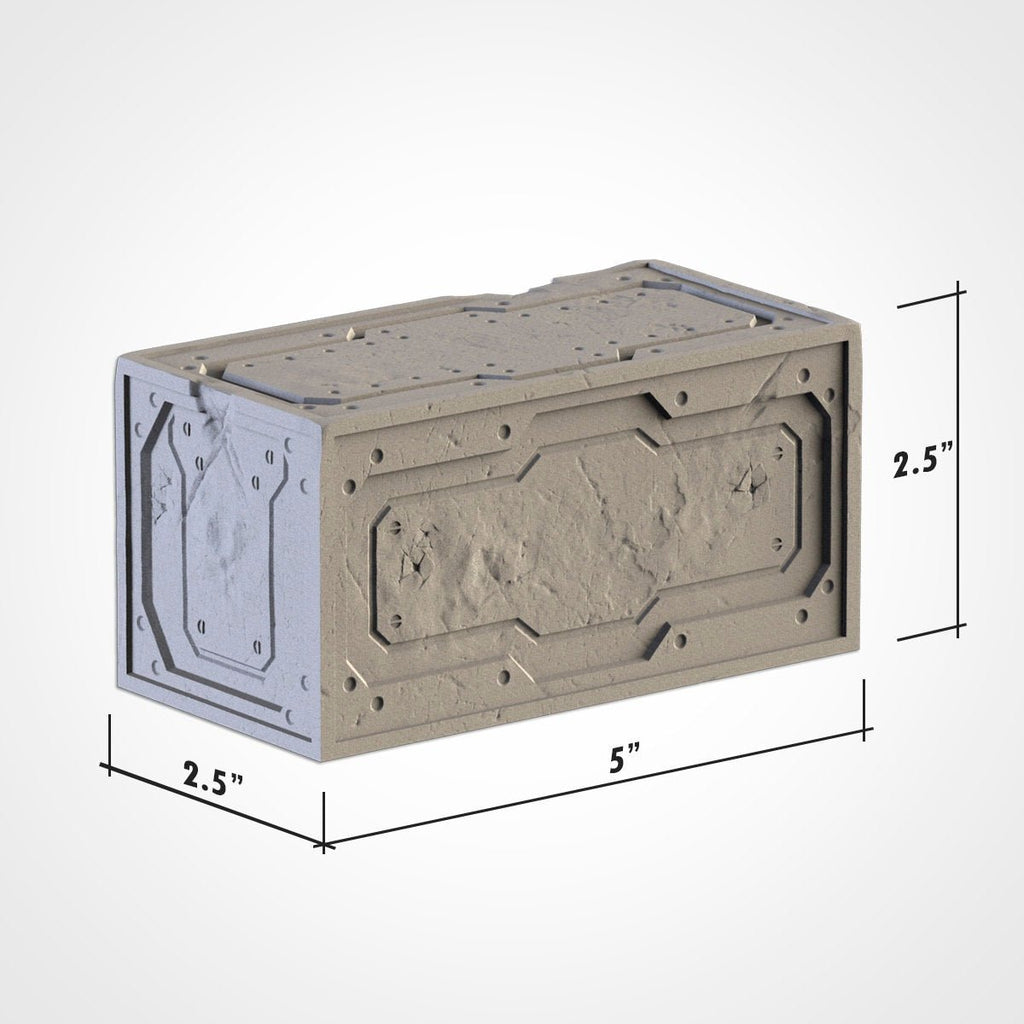 WTC Compliant City Ruin Scatter Terrain Containers - Txarli Factory - Sigmarite Boutique
