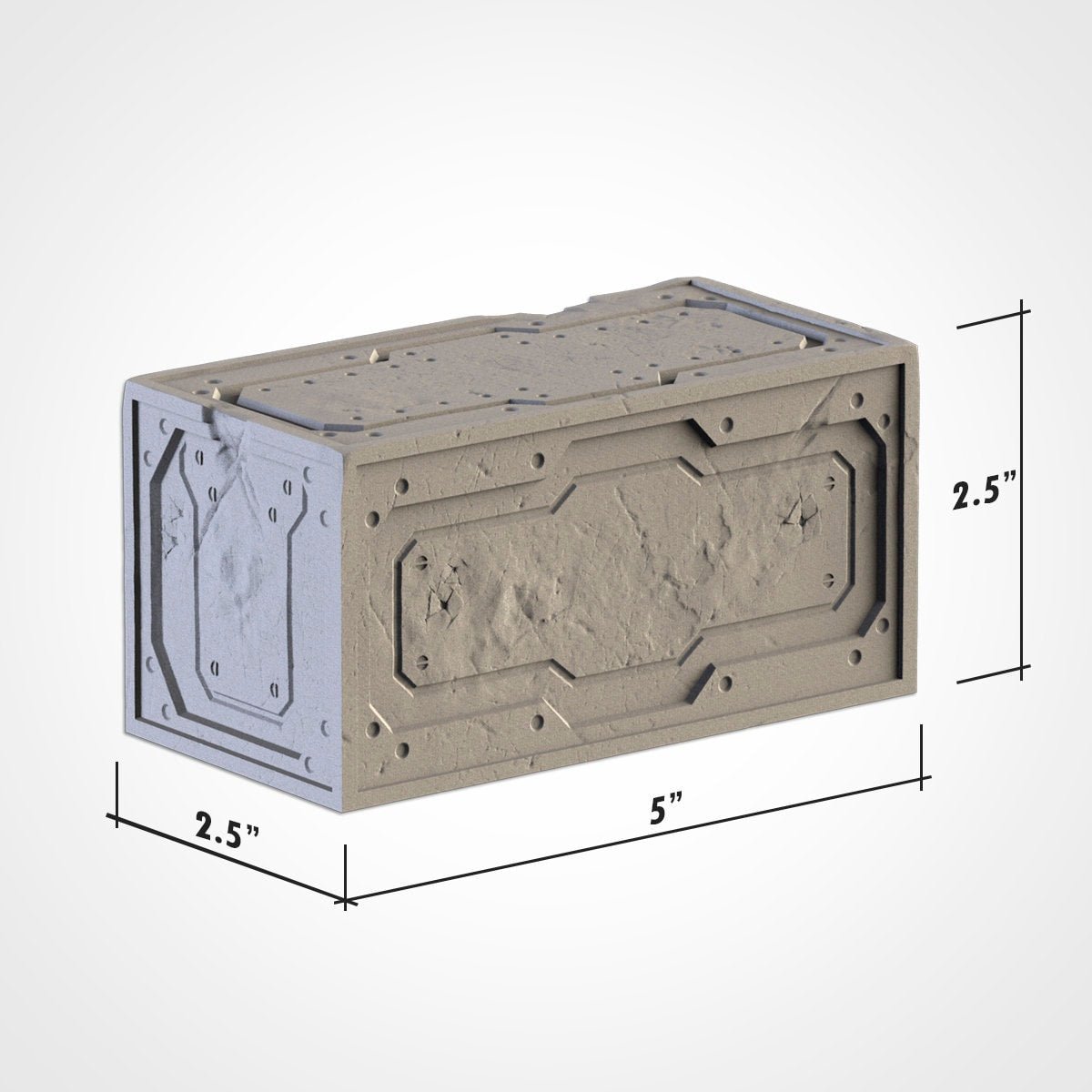 WTC Compliant City Ruin Scatter Terrain Containers - Txarli Factory - Sigmarite Boutique