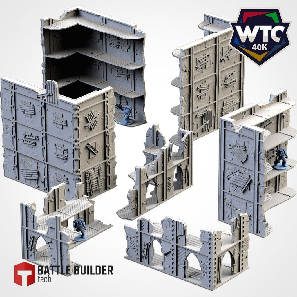 WTC Compliant Large Post-Apocalyptic Ruins - Txarli Factory - Sigmarite Boutique