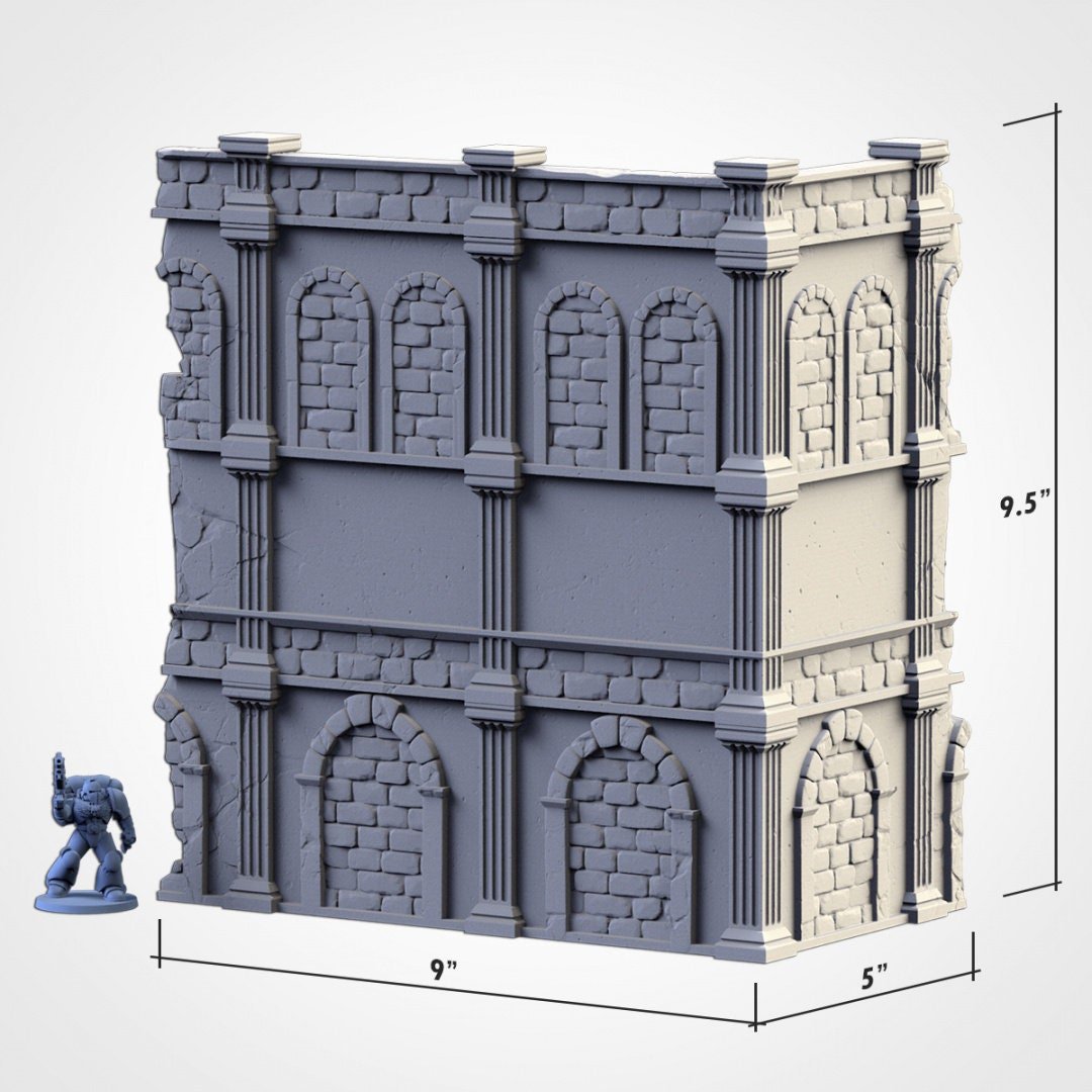 WTC Compliant Large Urban Ruins - Txarli Factory - Sigmarite Boutique