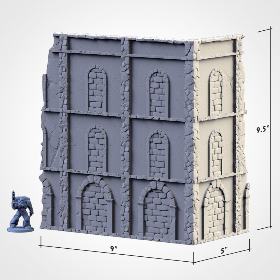 WTC Compliant Large Urban Ruins - Txarli Factory - Sigmarite Boutique
