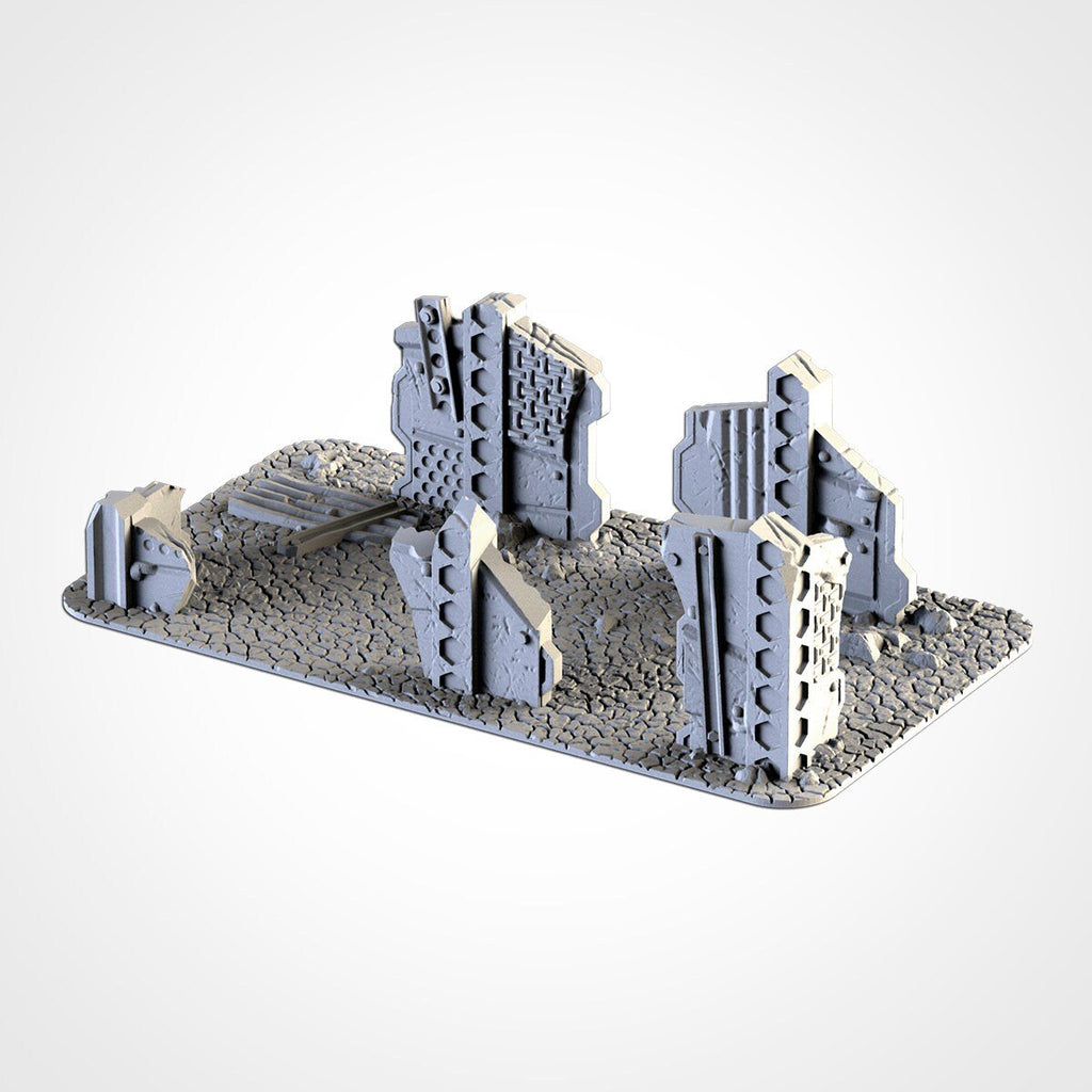 WTC Compliant Post-Apocalyptic Area Ruins - Txarli Factory - Sigmarite Boutique