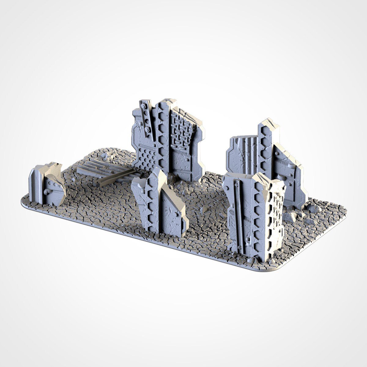 WTC Compliant Post-Apocalyptic Area Ruins - Txarli Factory - Sigmarite Boutique